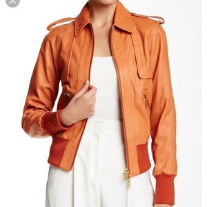 NWT Rachael Zoe Jetta Genuine Leather Jacket